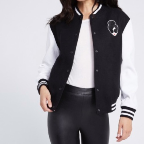 Nwt Alice Olivia Zack Varsity Jacket 